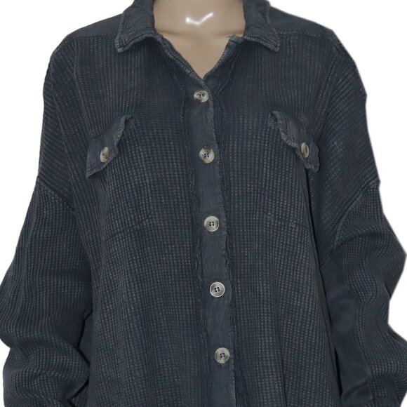 Free People Fp One Scout Jacket Tharmal Buttondown New XS - Picture 4 of 6